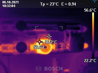 Test de la caméra thermique GTC 600 C Professional de Bosch